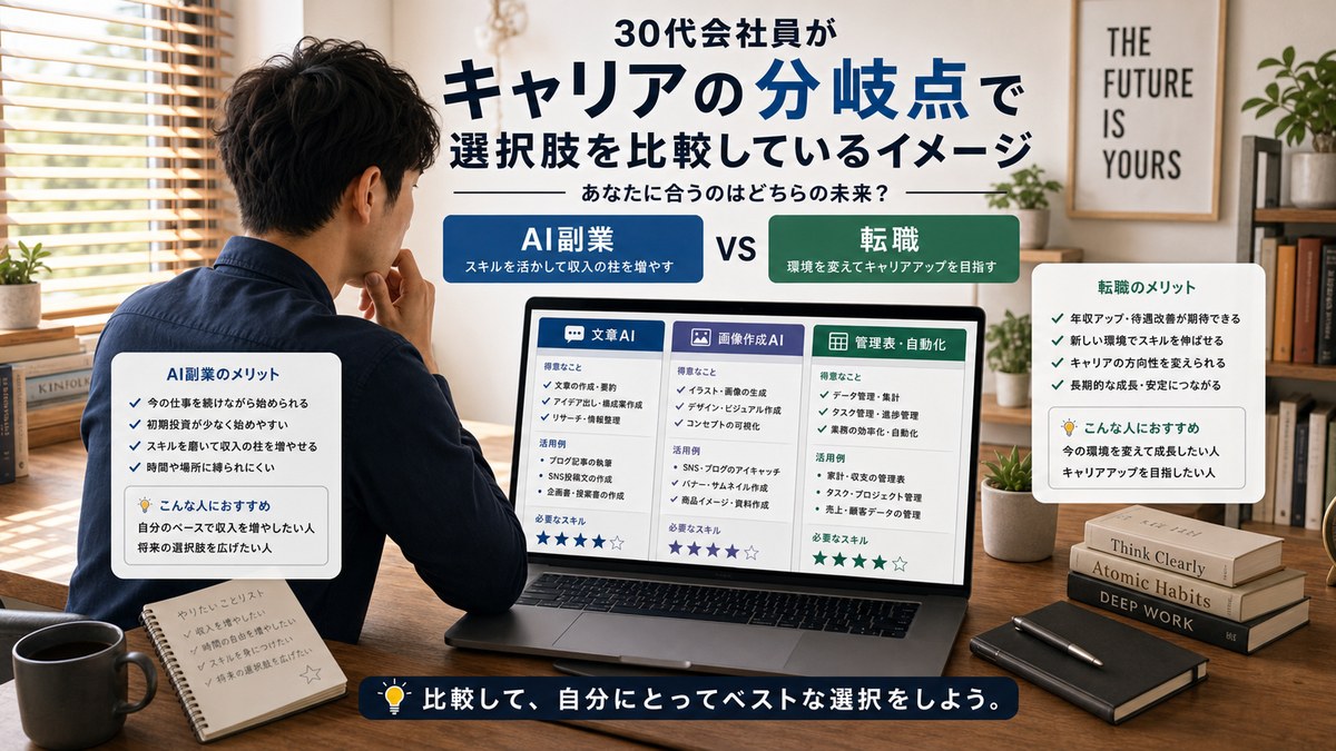 AI副業と転職